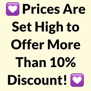 Usually 20% discount on offers —> NO STICKER SHOCK!